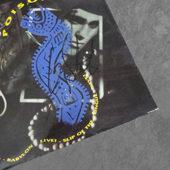 AUTOGRAPHED Faster Pussycat - Poison Ivy 12" Vinyl Single 1989 Elektra EKR 103T - Picture 4 of 10